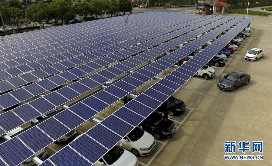 太陽光発電駐車場が安徽省に登場