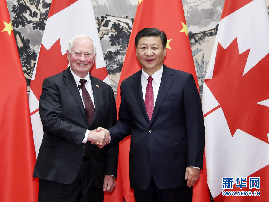 習近平国家主席「中国カナダ関係の前向きな発展を推進」