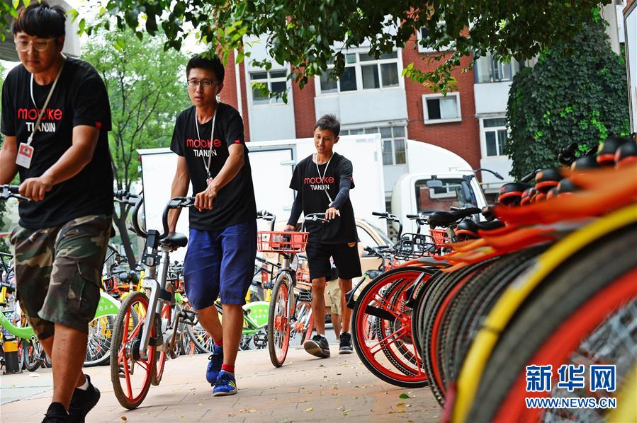 「90後」のシェア自転車調整員たちに迫る　天津市