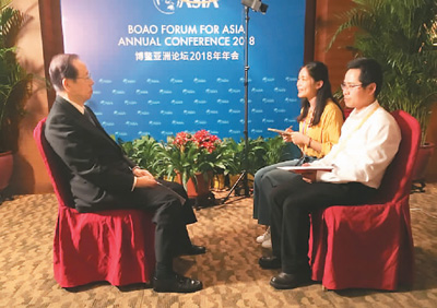 福田康夫元首相「中国が開放すればするほど、世界に利益をもたらす」