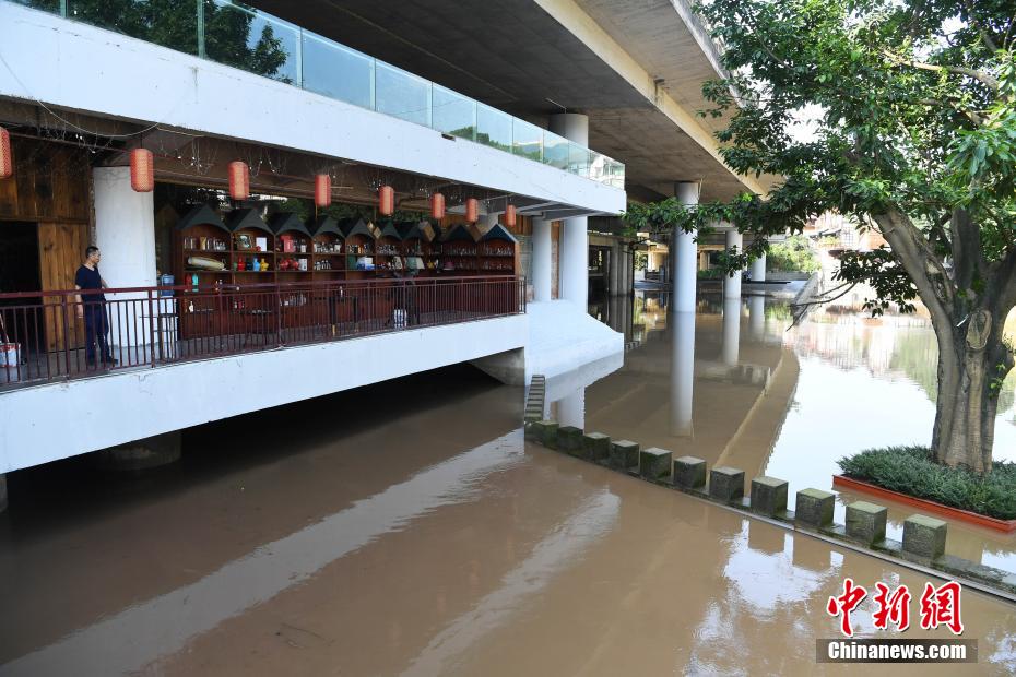 嘉陵江で発生した今年第1号の洪水が重慶中心区間を無事通過