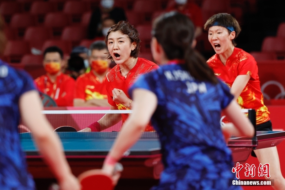 卓球女子団体で中国が五輪4連覇を達成