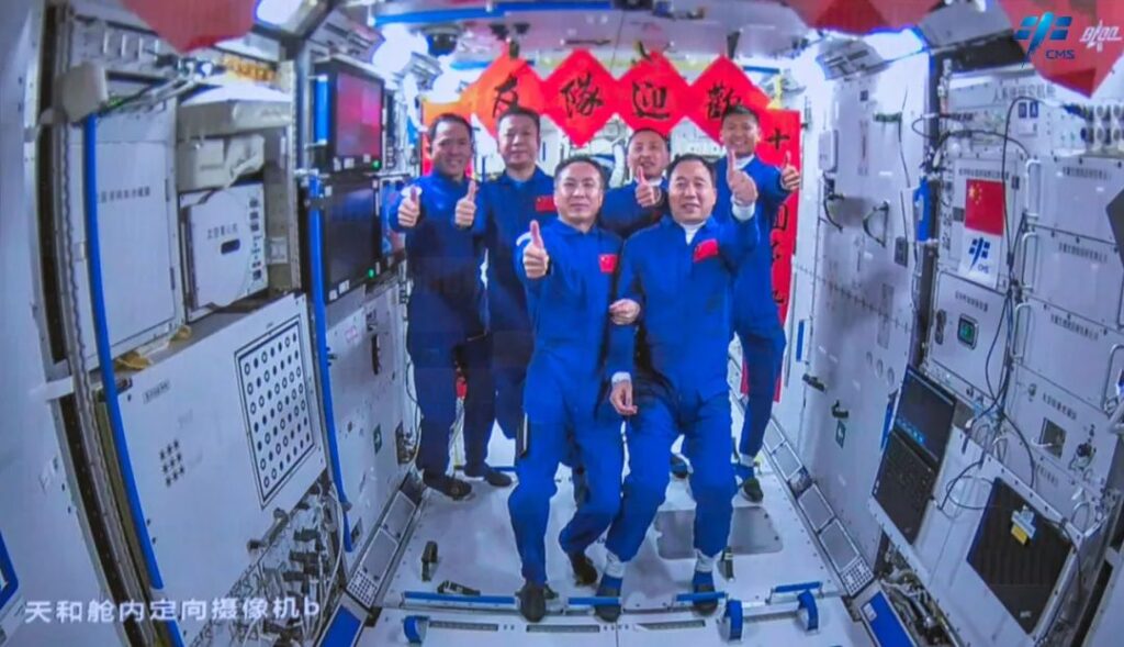 「神舟16号」の乗組員3人、順調に中国宇宙ステーションに滞在